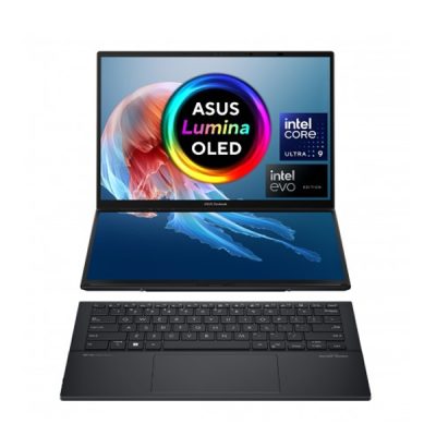 Asus Zenbook Duo 14 UX8406MA-QL961WS Laptop (INTEL CORE ULTRA 9-185H / EVO / 32GB LPDRR5X / 1TB PCIe® 4.0 SSD / 14.0-inch / WUXGA OLED / Win 11 Home)