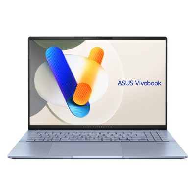 Asus Vivobook S16 S5606MA-MX951WS Laptop (INTEL CORE ULTRA 9-185H / EVO / 16GB LPDDR5X / 1TB PCIe® 4.0 SSD / 16-inch / 3.2K (3200 x 2000) OLED 16:10 / Mist Blue / RGB Backlit KB / Win 11 Home / MS Office)