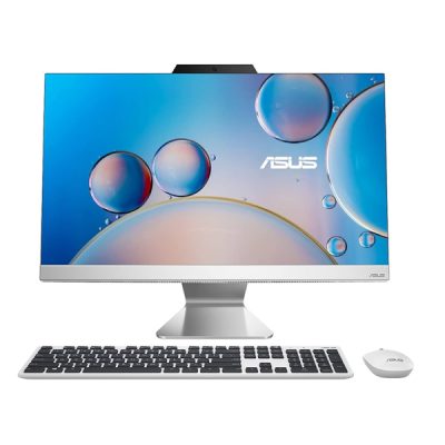 Asus AIO A5401WRAK-WA108W (Intel / i5-10500T / UMA / 8GB / 512 SSD / WIN11 / Office 365 Free Trail / 23.8″ / FHD / Privacy Camera Shutter / HD Cam / 120W / BT5.2 / Wi-Fi 6 / HDMI IN / WL Zen GOLD KB+WL Mouse / White)