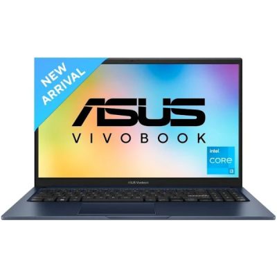 Asus Vivobook15 X1504ZA-NJ321WS Laptop (Intel®Core™ i3-1215U / 8GB DDR4 / 512GB PCIe® 3.0 SSD / 15.6-inch / FHD (1920 x 1080) 16:9 / Quiet Blue / Backlit KB / Win 11 Home / MS Office)