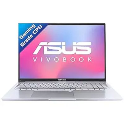 Asus Vivobook16X M1603QA-MB512WS Laptop  (AMD Ryzen™ 5 5600H /   16GB (8*2) DDR4 / 512GB PCIe® 3.0 SSD / 16.0-inch / WUXGA (1920 x 1200) 16:10  /  Transparent Silver / Backlit KB / Win 11 Home / MS Office /   )