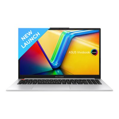 Asus Vivobook S5504VA-MA543WS Laptop ( Intel® Core™ i5-13500H EVO / 16GB LPDDR5  / 512GB PCIe® 4.0 SSD / 15.6-inch / 2.8K (2880 x 1620) OLED 16:9  /  Cool Silver   /  FingerPrint / Backlit KB / Win 11 Home / MS Office / )